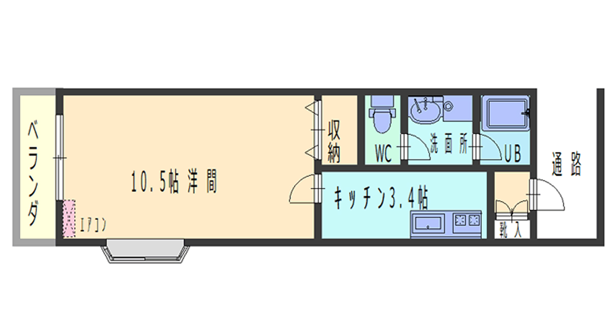 お部屋の間取り図
